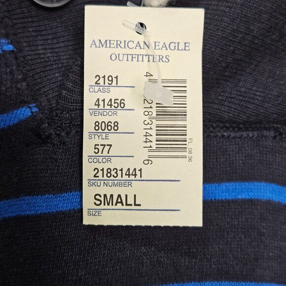 NWT Mens American Eagle V neck eagle crested long sleeve sweatshirt size small - Picture 6 of 11